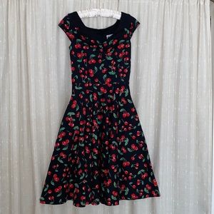 Hell Bunny Vixen “Cherry Pop” 50’s, full circle Dress.